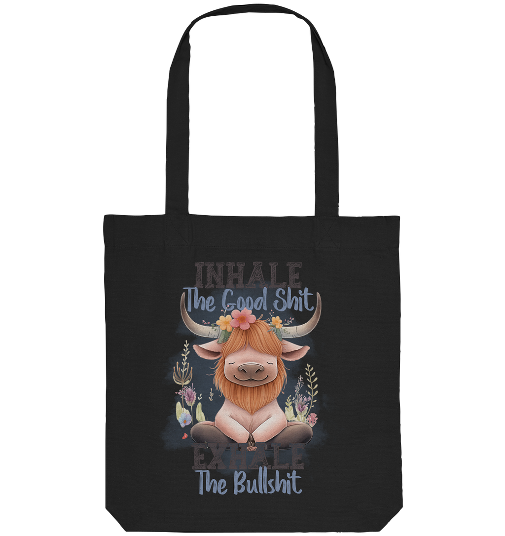 Yoga Highland Kuh - Organic Tote-Bag