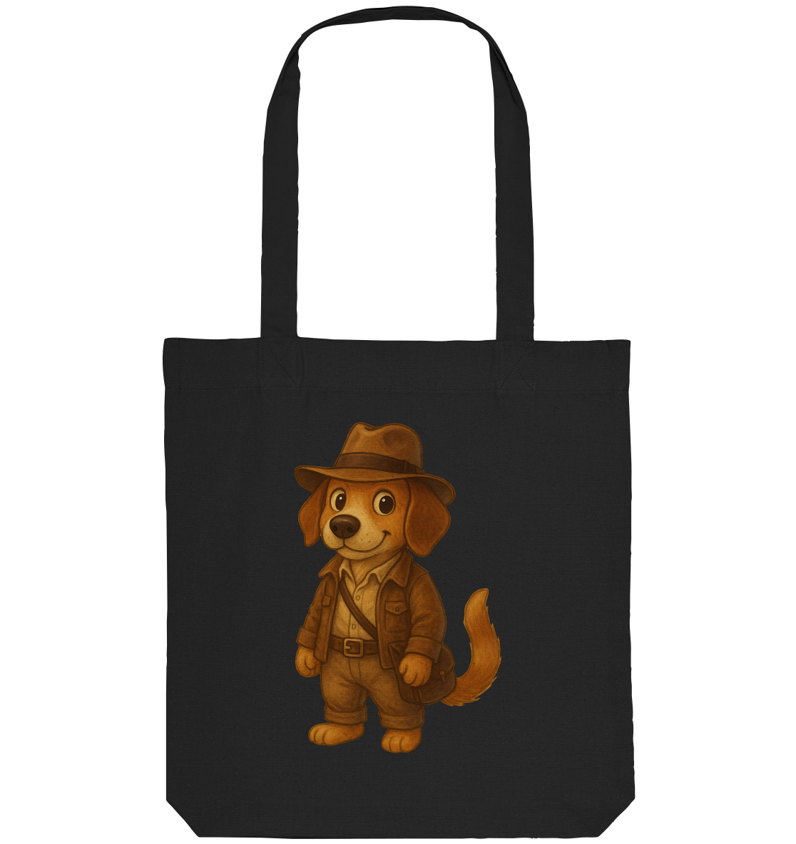 Abenteurer Hunde Cartoon  - Organic Tote-Bag