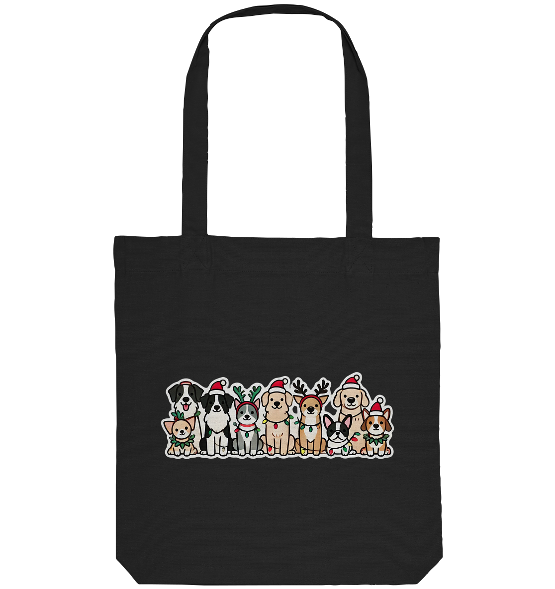Weihnachten, Christmas Hunde - Organic Tote-Bag