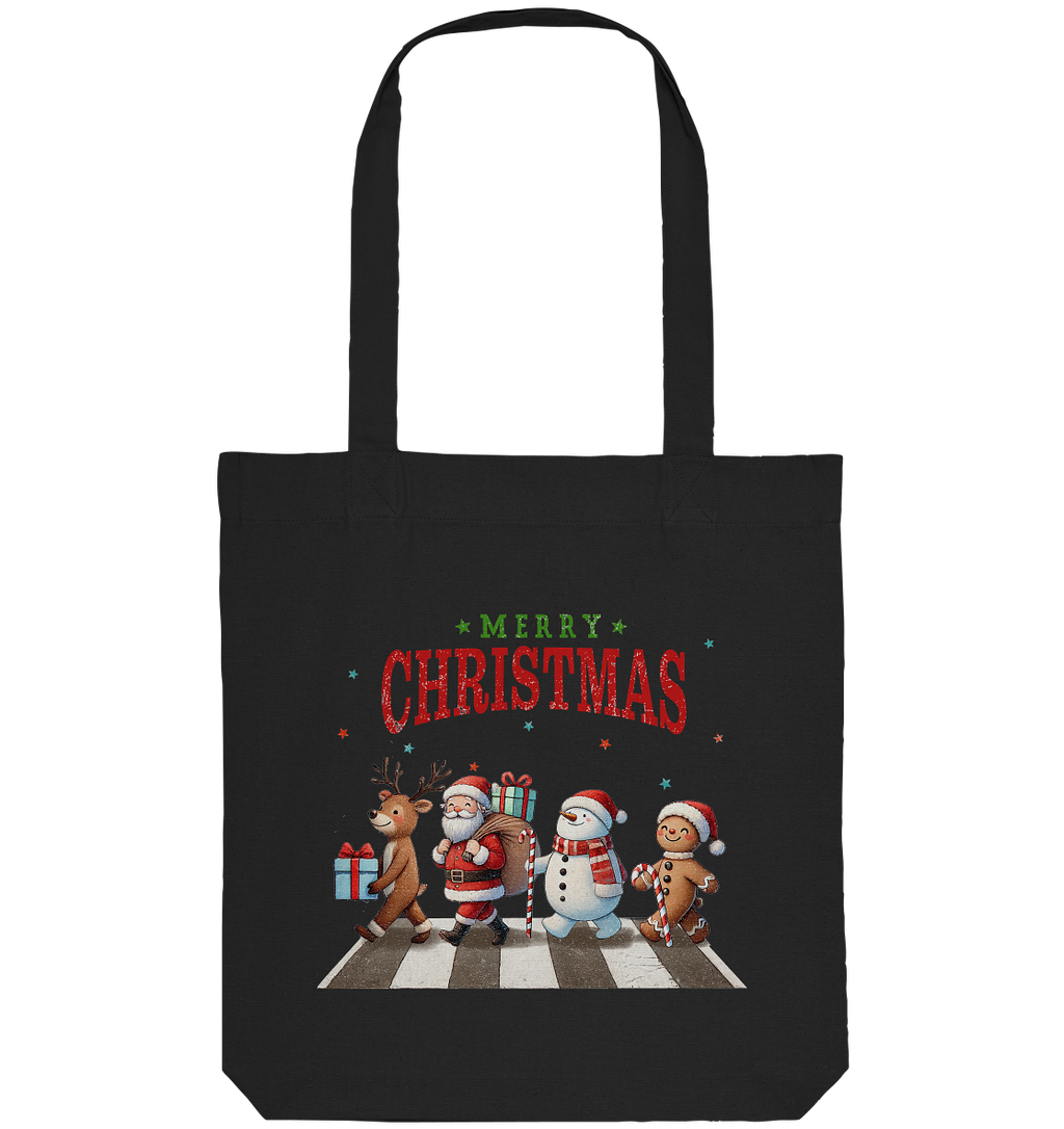Merry Christmas Zebrastreifen - Organic Tote-Bag