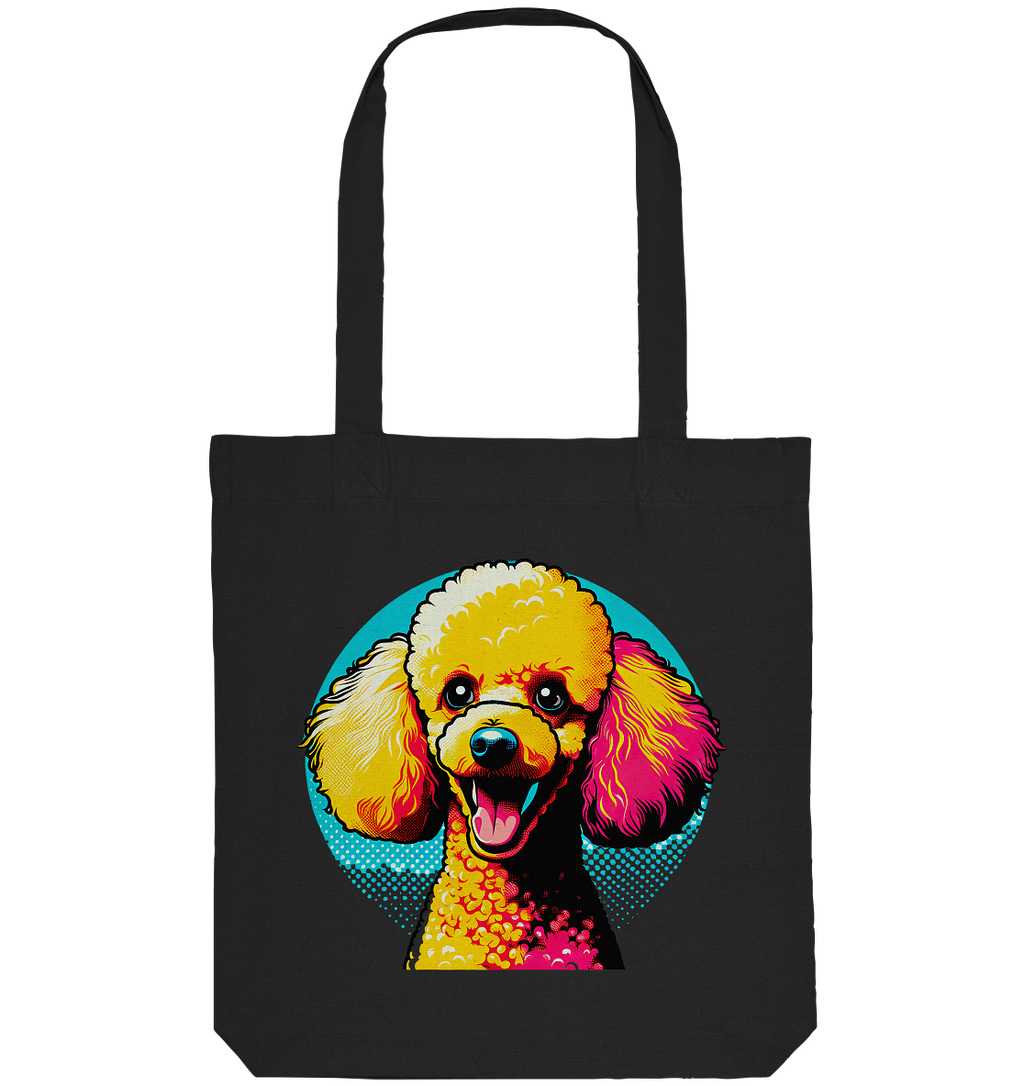 Pudel Pop Art - personalisierbar - Organic Tote-Bag