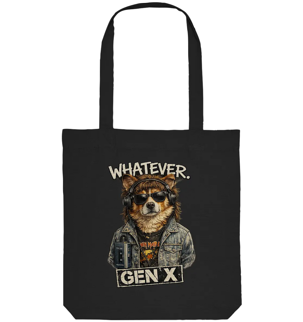 Whatever GEN X Punk Dog Fun - Organic Tote-Bag - PAWentura