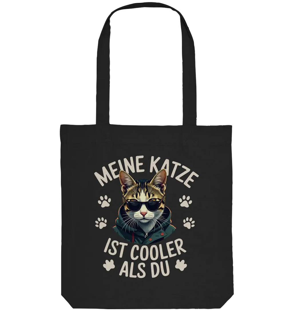 Meine Katze ist cooler als du - Organic Tote-Bag - PAWentura