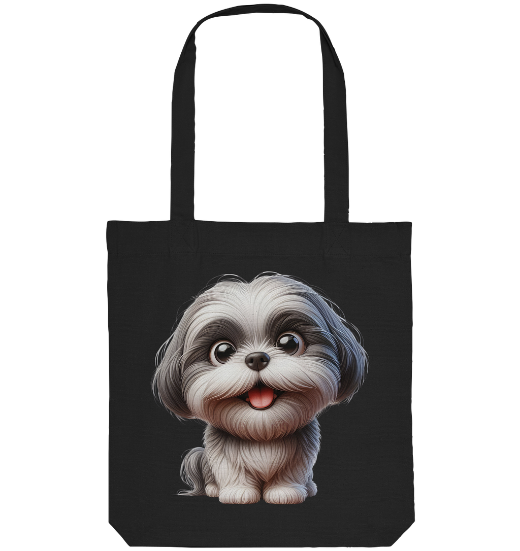 Shih Tzu Cartoon Dog - personalisierbar - Organic Tote-Bag