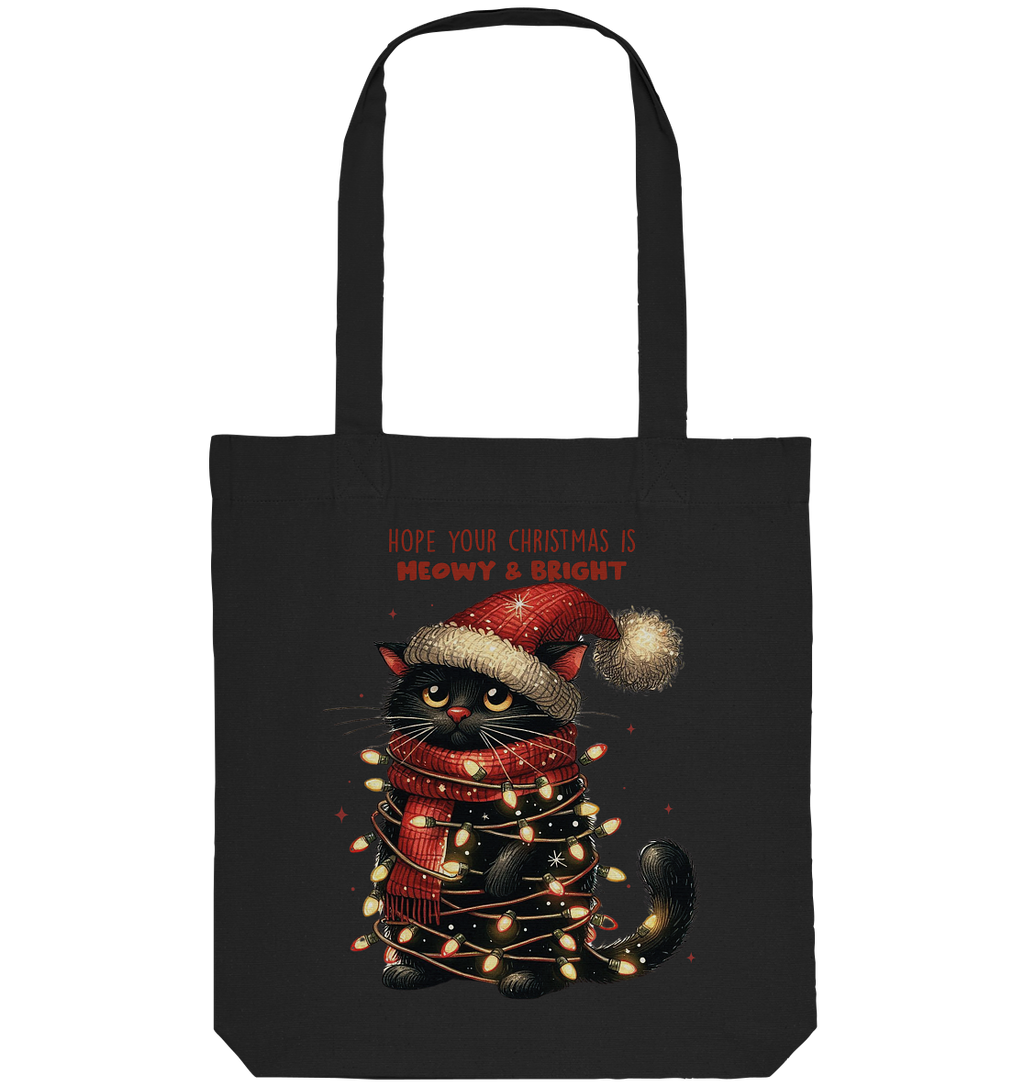 Weihnachts Katze Christmas is Moewy - Organic Tote-Bag