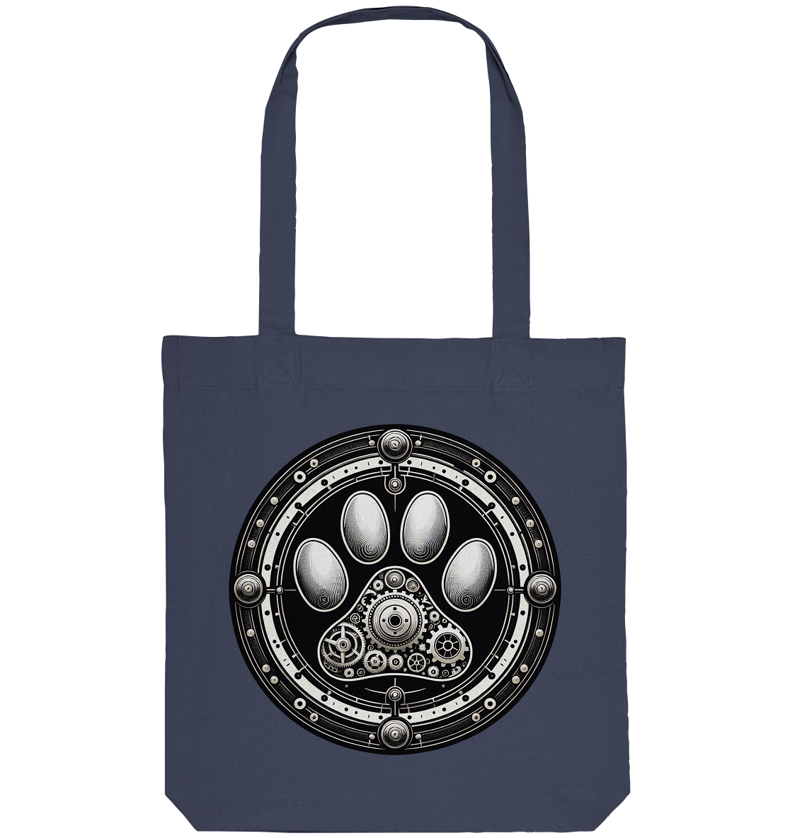 Pfote in Steam Punk Design - Organic Tote-Bag