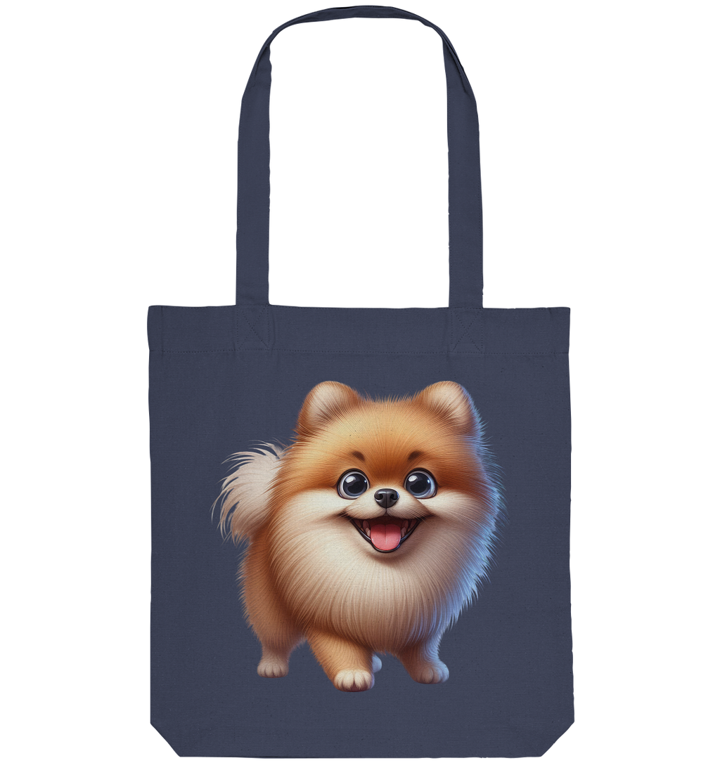 Pomeranien Cartoon - personalisierbar - Organic Tote-Bag