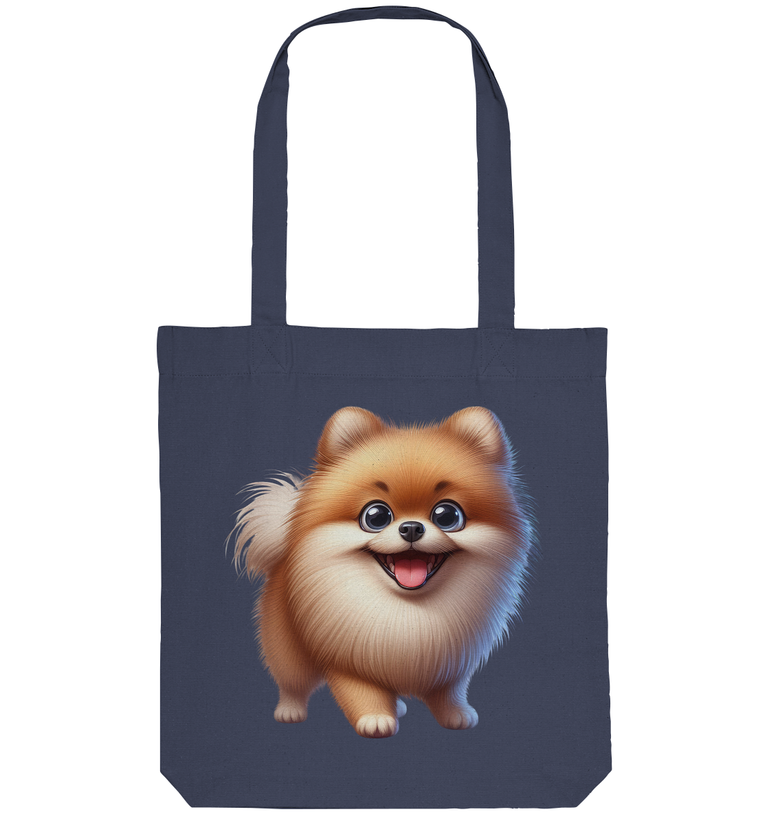 Pomeranien Cartoon - personalisierbar - Organic Tote-Bag