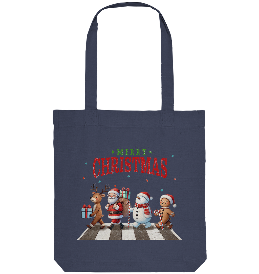 Merry Christmas Zebrastreifen - Organic Tote-Bag