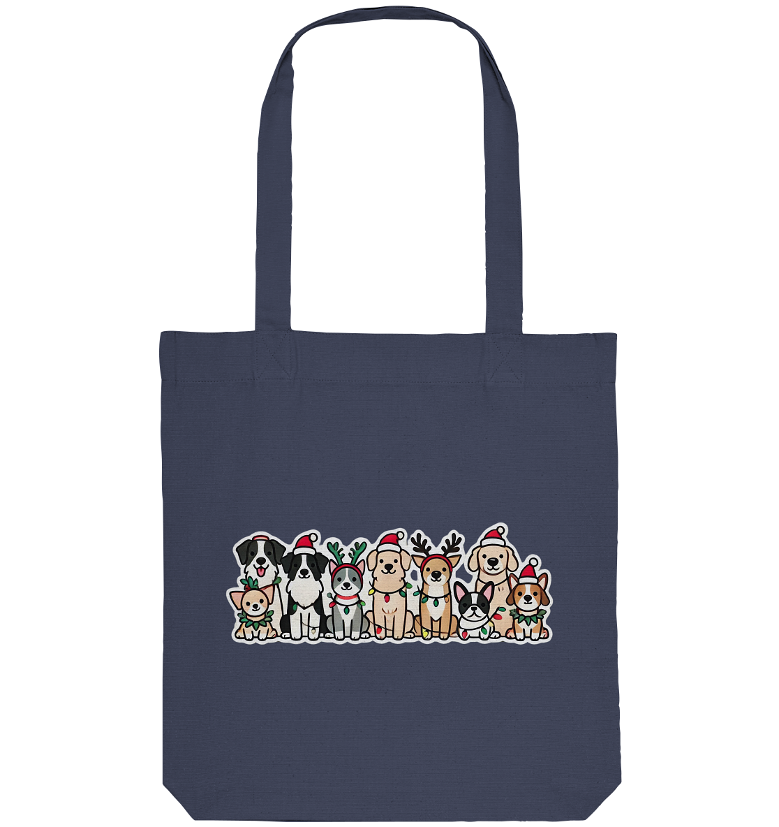 Weihnachten, Christmas Hunde - Organic Tote-Bag