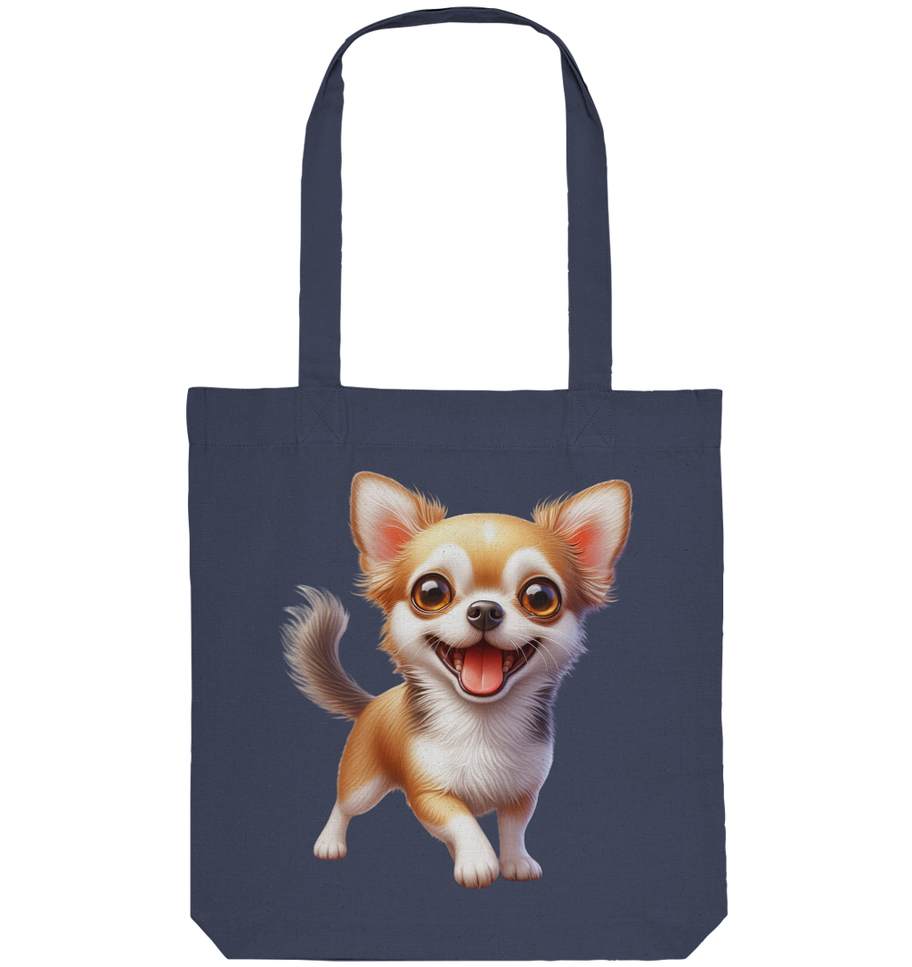 Chihuahua Cartoon - personalisierbar - Organic Tote-Bag