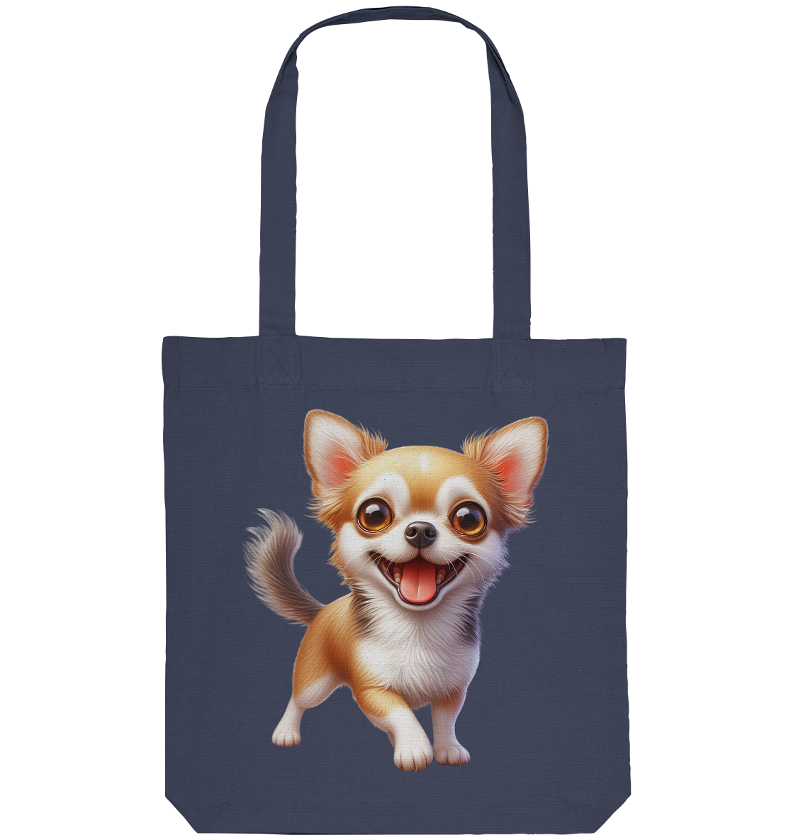 Chihuahua Cartoon - personalisierbar - Organic Tote-Bag