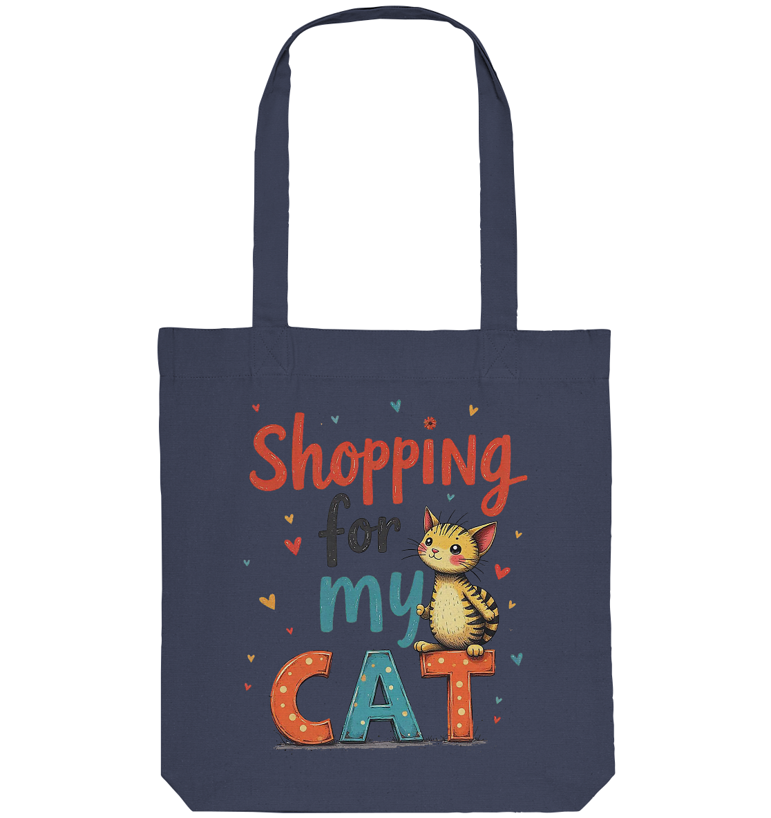 Shopping for my cat - Organic Tote-Bag