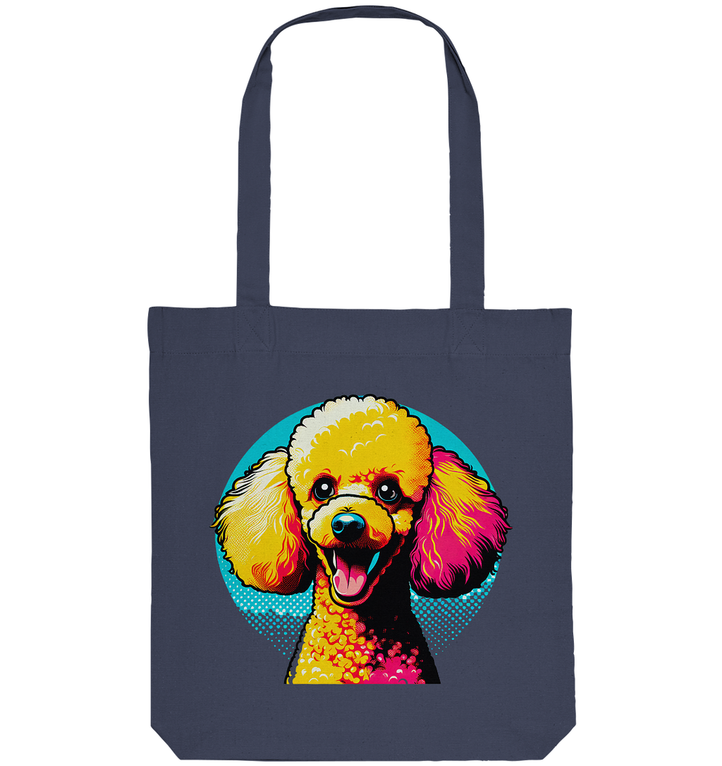 Pudel Pop Art - personalisierbar - Organic Tote-Bag