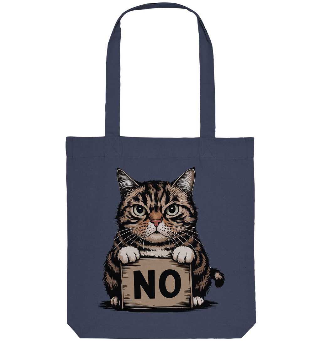 No - Funny Katze  - Organic Tote-Bag