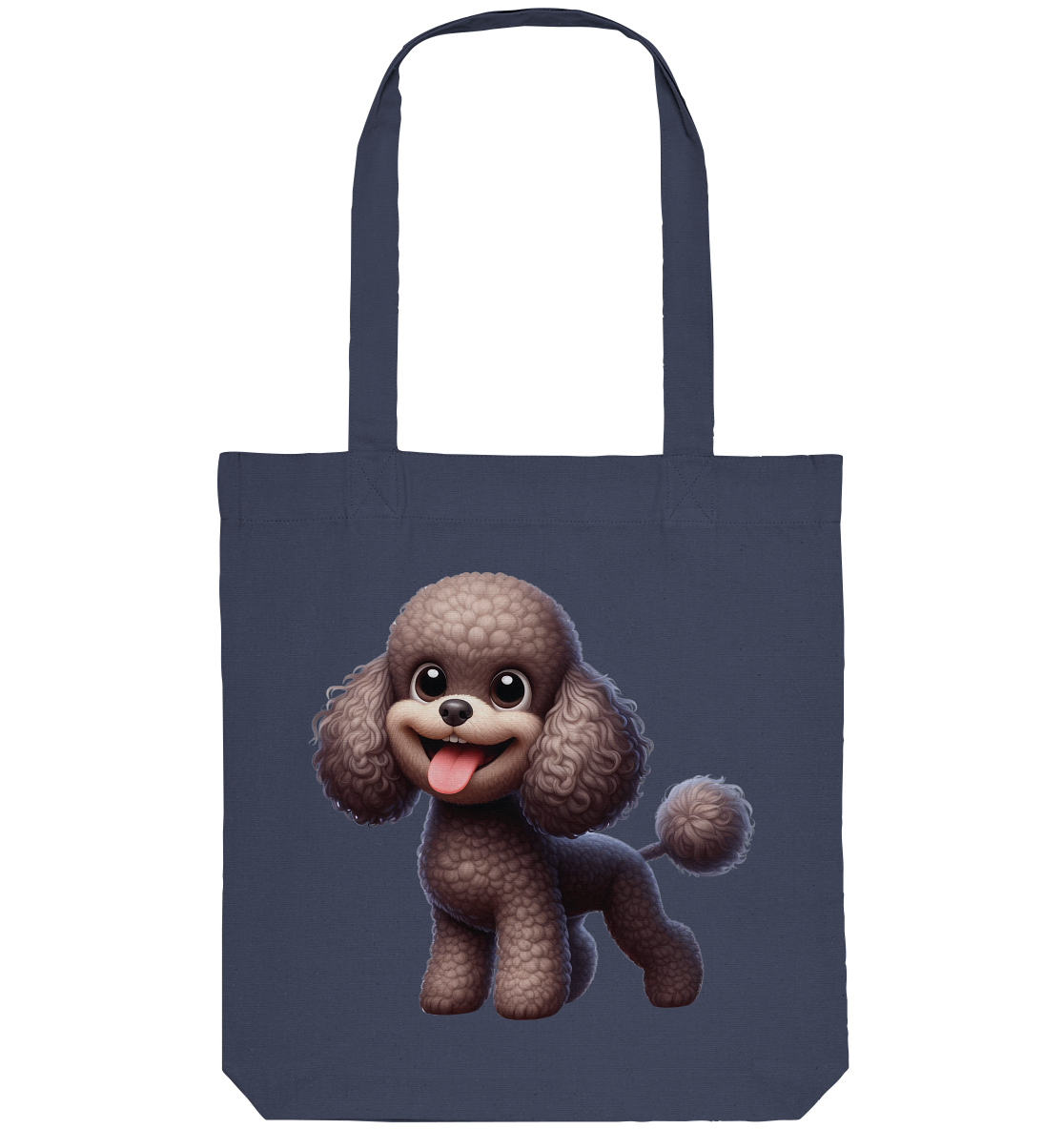 Pudel Comic - personalisierbar - Organic Tote-Bag