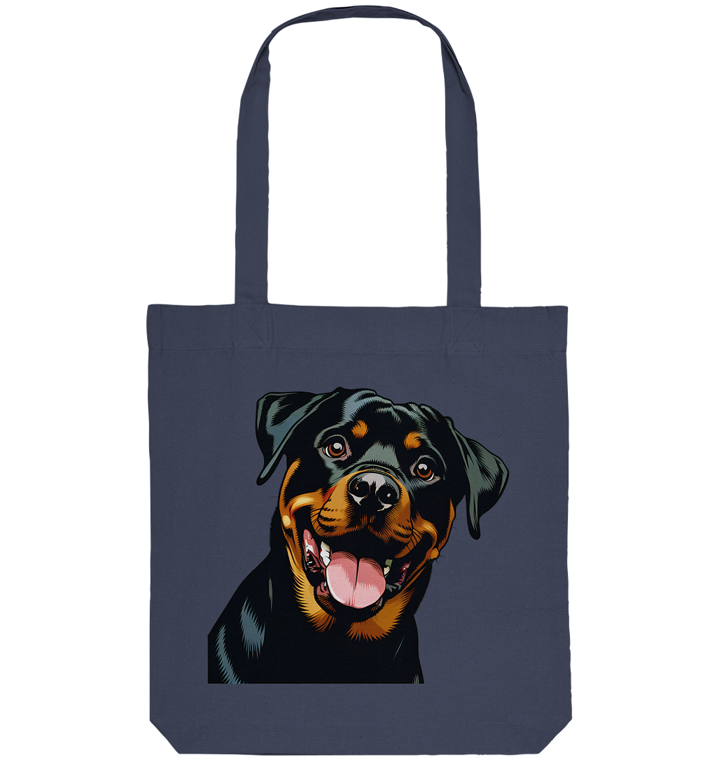 Rottweiler  Comic - personalisierbar - Organic Tote-Bag