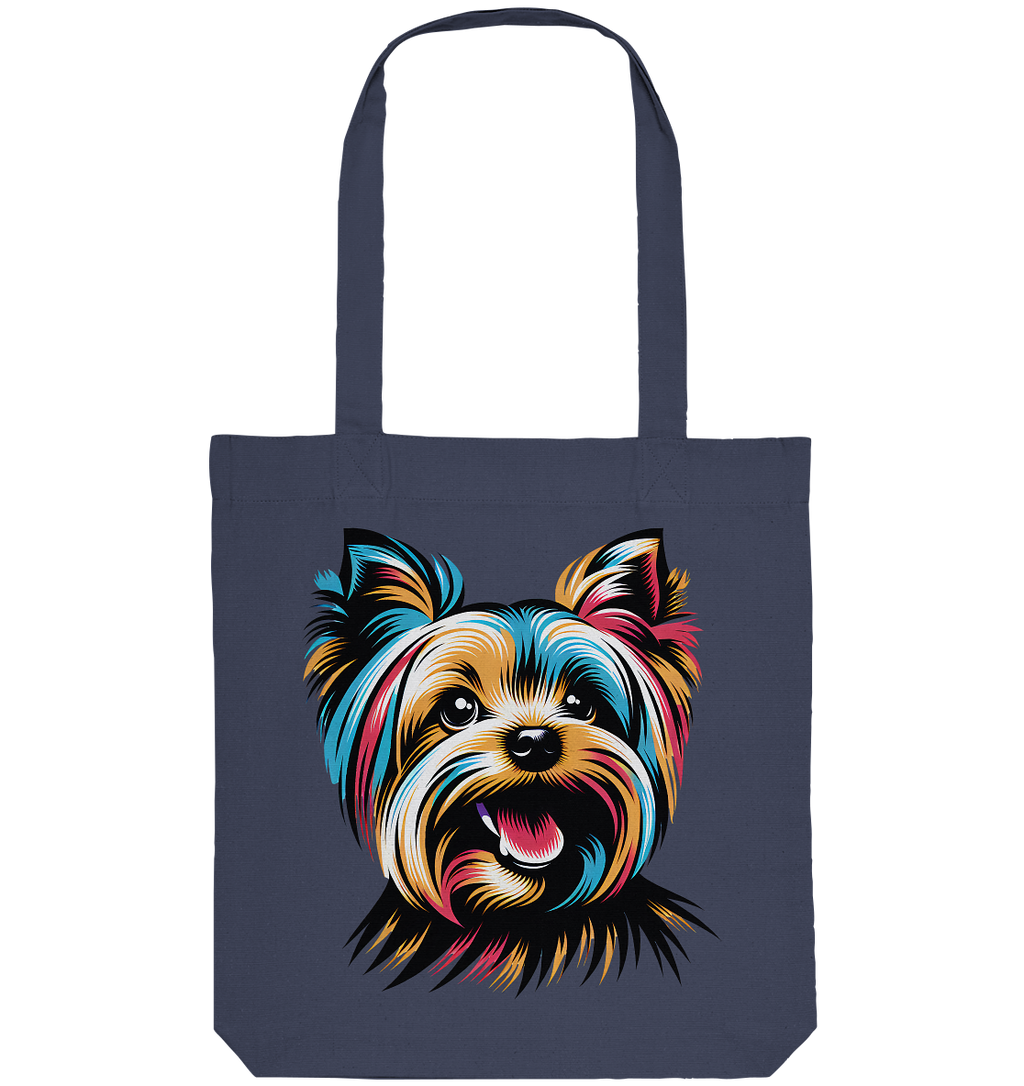 Yorkshire Terrier Pop Art - personalisierbar - Organic Tote-Bag