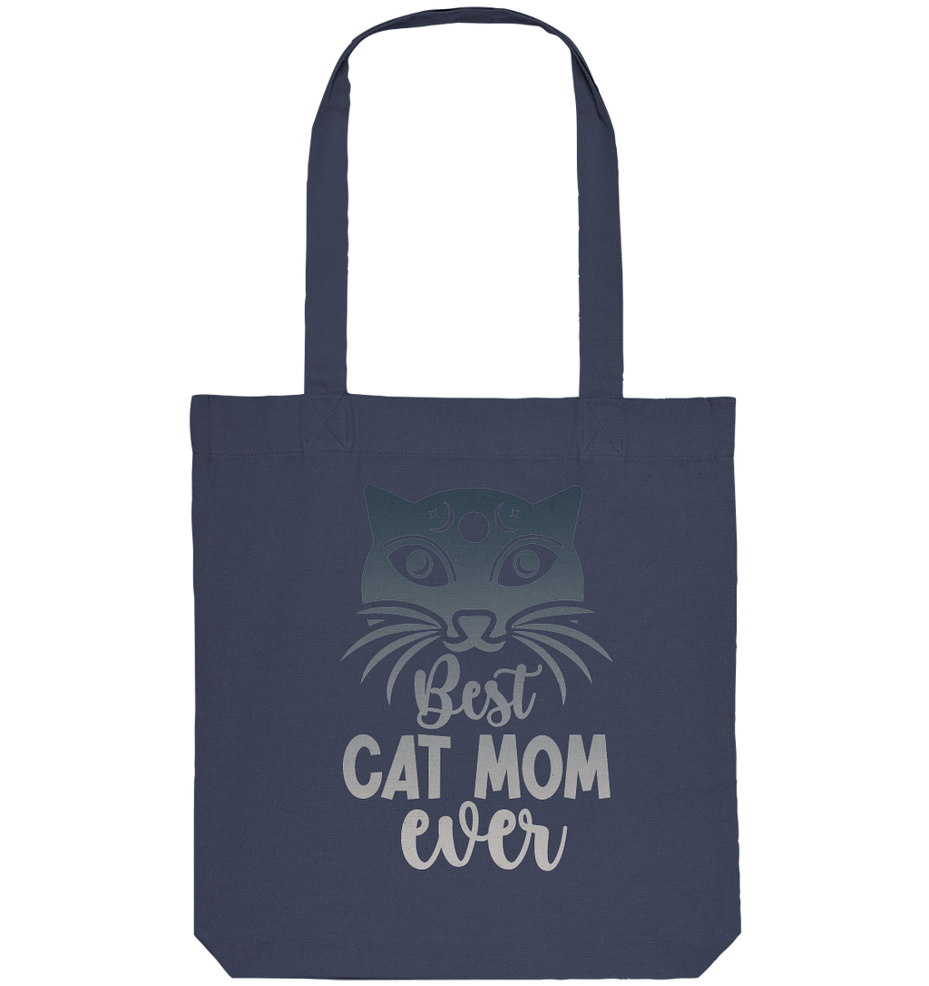 Best Cat Mum ever personalisierbar - Organic Tote-Bag