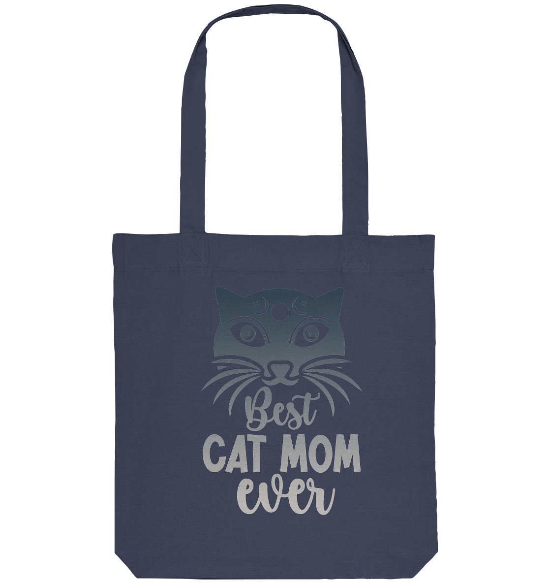 Best Cat Mum ever personalisierbar - Organic Tote-Bag