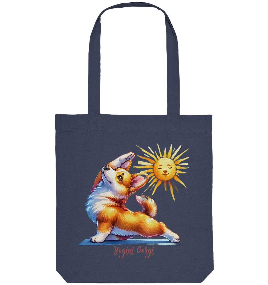 Yoga Corgi Hund yogini Gorgi - personalisierbar - Organic Tote-Bag