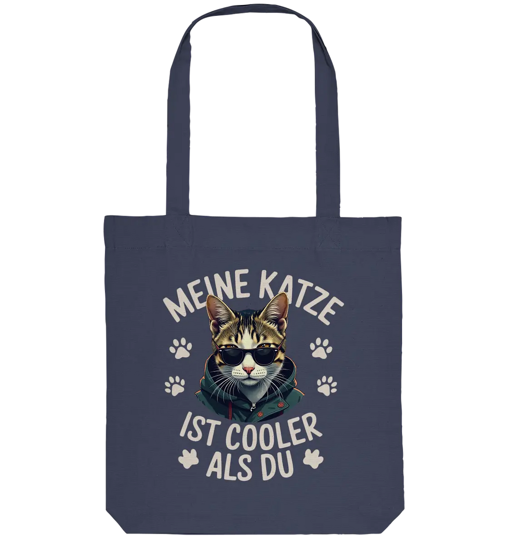 Meine Katze ist cooler als du - Organic Tote-Bag - PAWentura