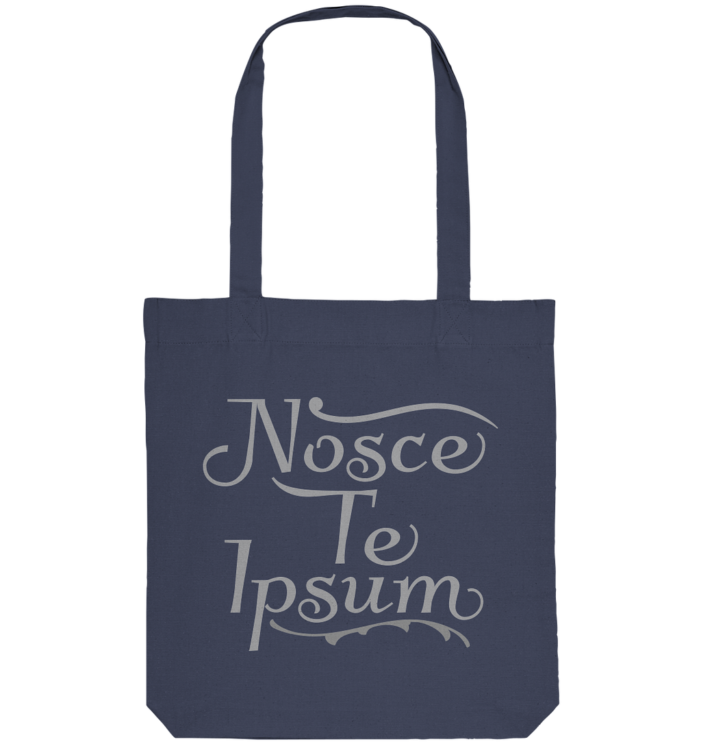 Nosce Te Ipsum – Erkenne dich selbst, Latein  - Organic Tote-Bag