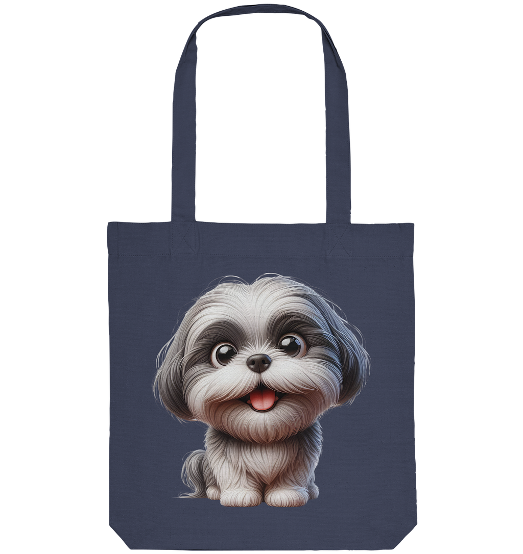 Shih Tzu Cartoon Dog - personalisierbar - Organic Tote-Bag