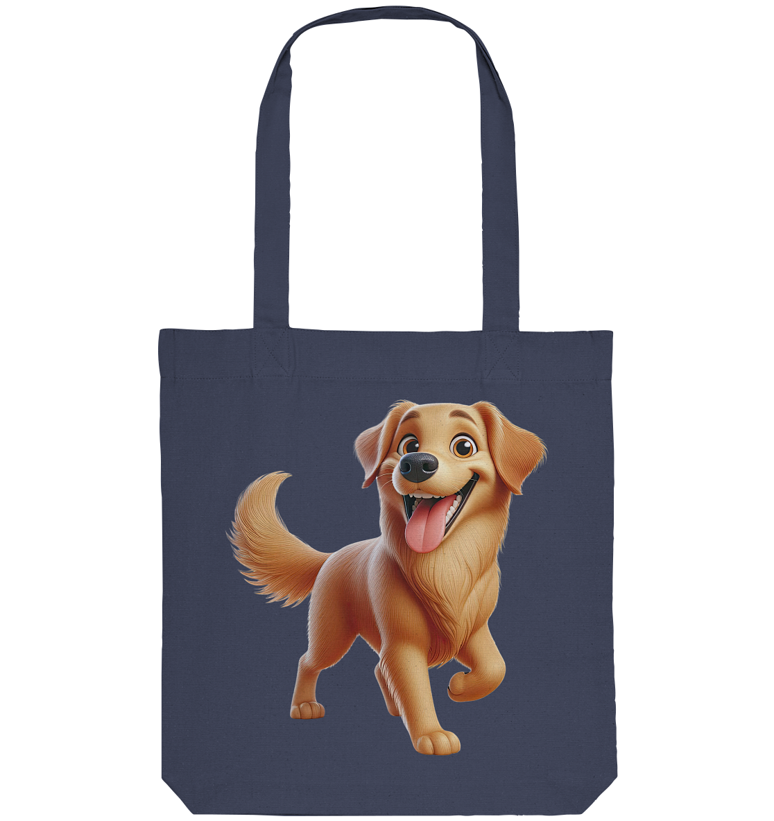 Golden Retriever Comic - personalisierbar - Organic Tote-Bag