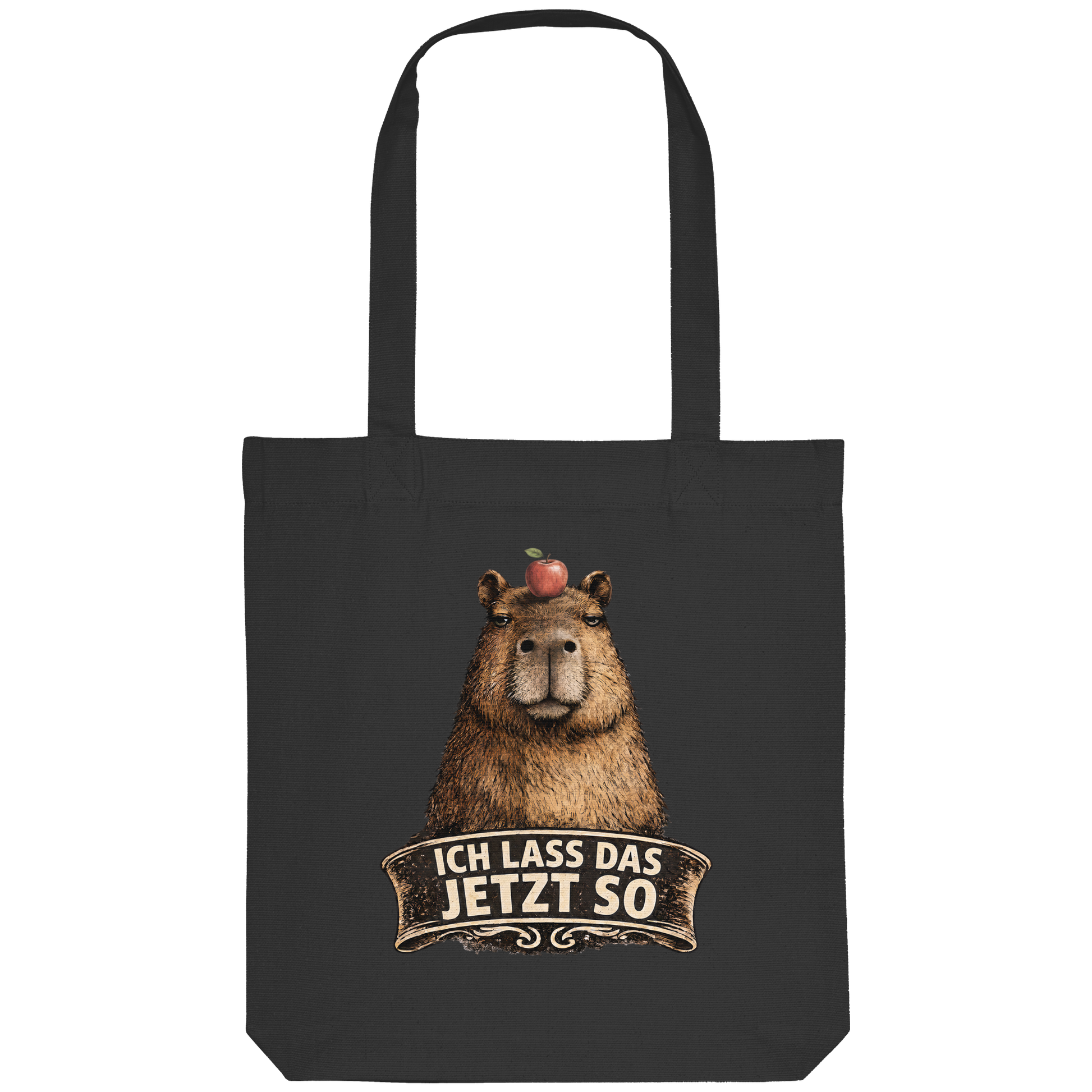 Capybara – "Ich lass das jetzt so" - Organic Tote-Bag
