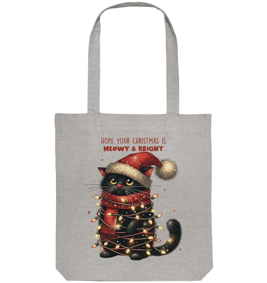 Weihnachts Katze Christmas is Moewy - Organic Tote-Bag