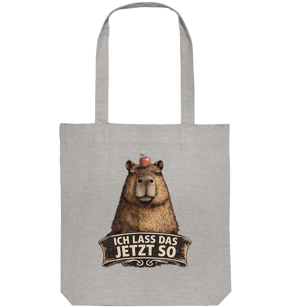 Capybara – "Ich lass das jetzt so" - Organic Tote-Bag