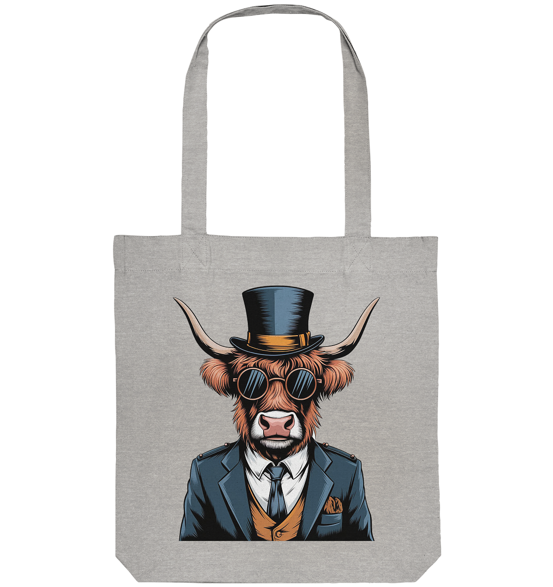 Highland Cow Steampunk - Organic Tote-Bag