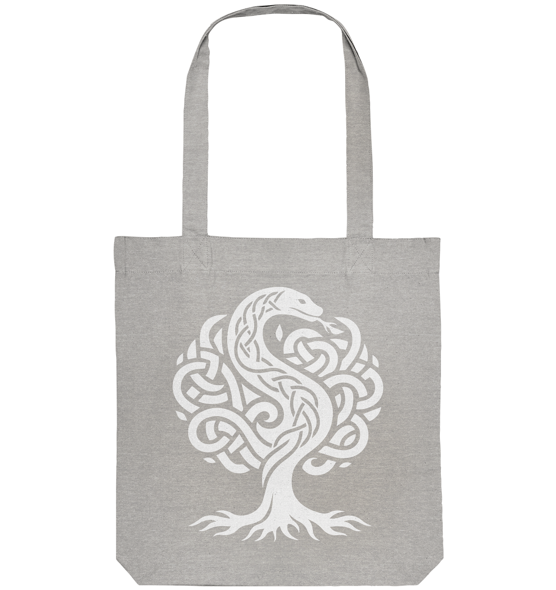Keltischer Lebensbaum mit Schlange - Organic Tote-Bag