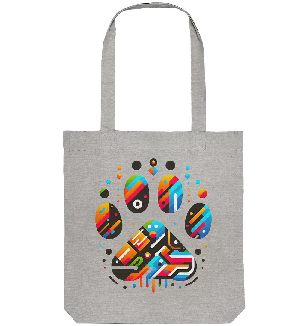 Y2K Technisch Design Pfote  - Organic Tote-Bag