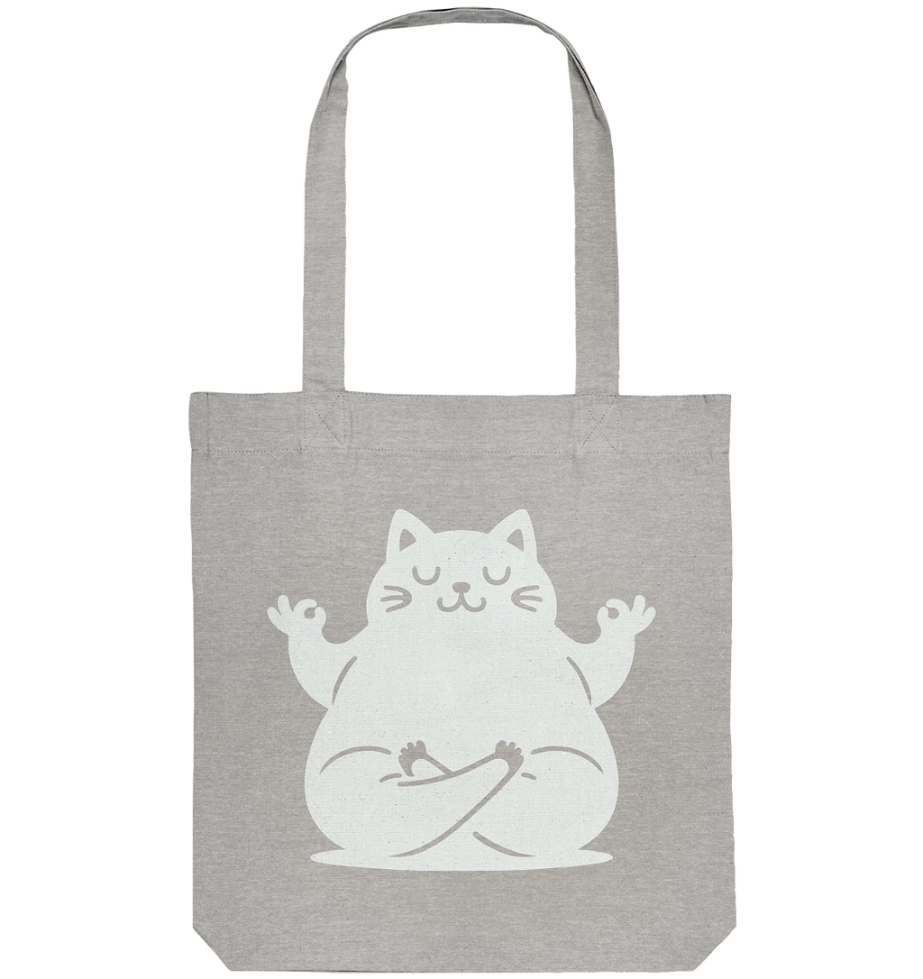 Lustige Yoga Katze - personalisierbar - Organic Tote-Bag
