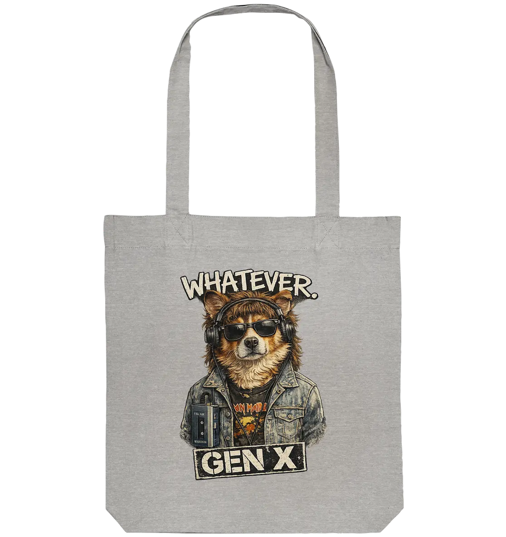 Whatever GEN X Punk Dog Fun - Organic Tote-Bag - PAWentura