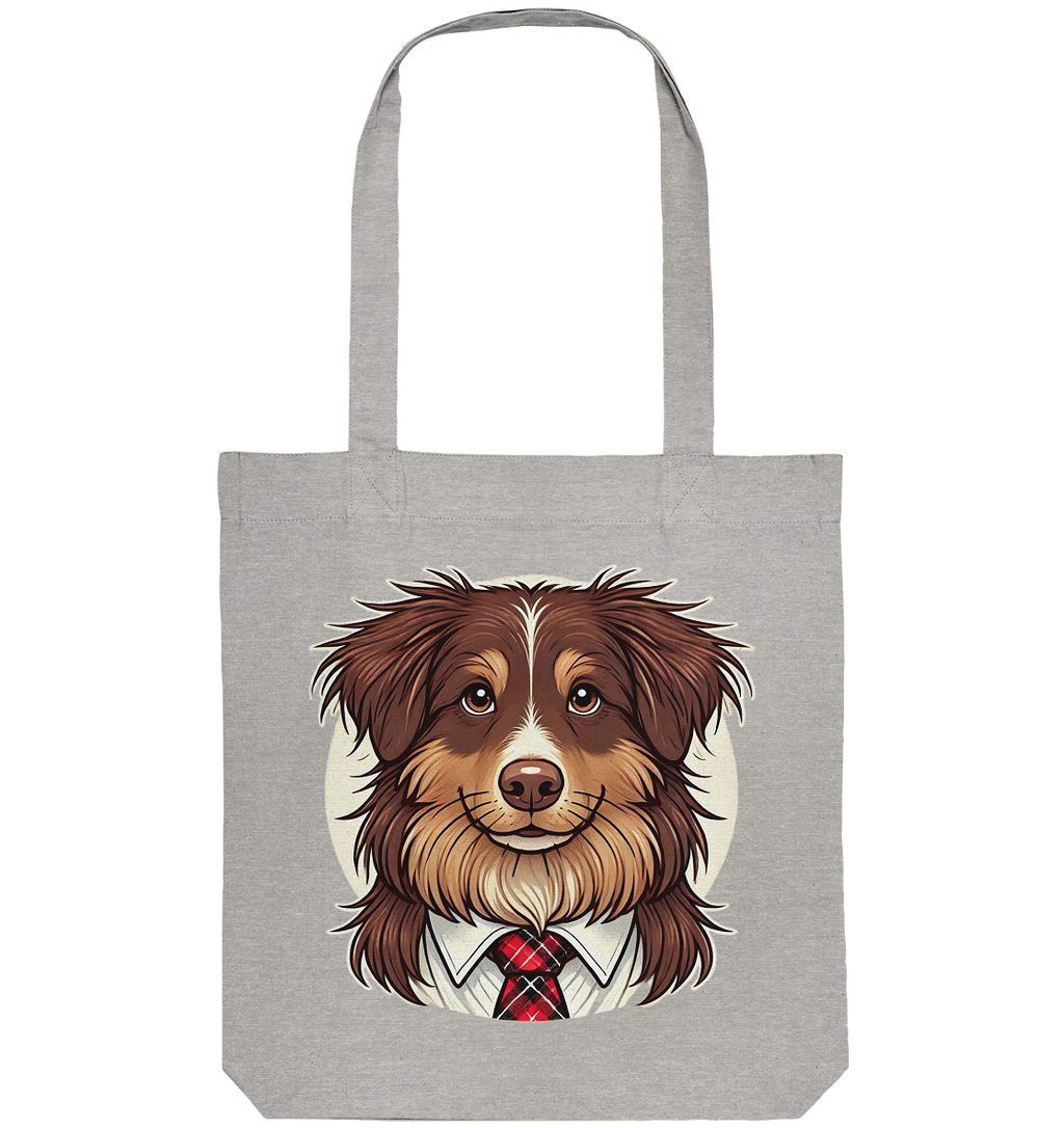 Cartoon Australian Shepherd  - Organic Tote-Bag