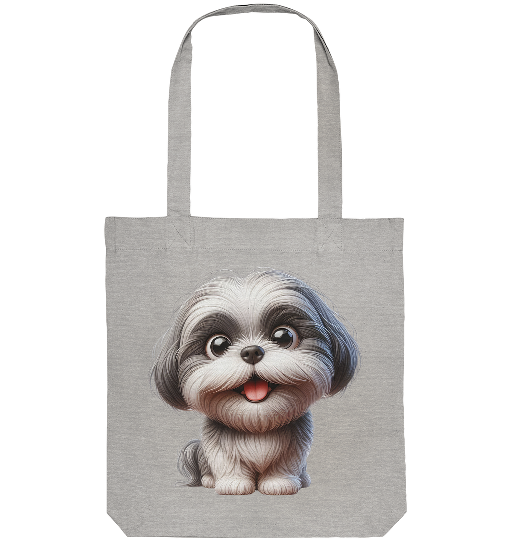 Shih Tzu Cartoon Dog - personalisierbar - Organic Tote-Bag