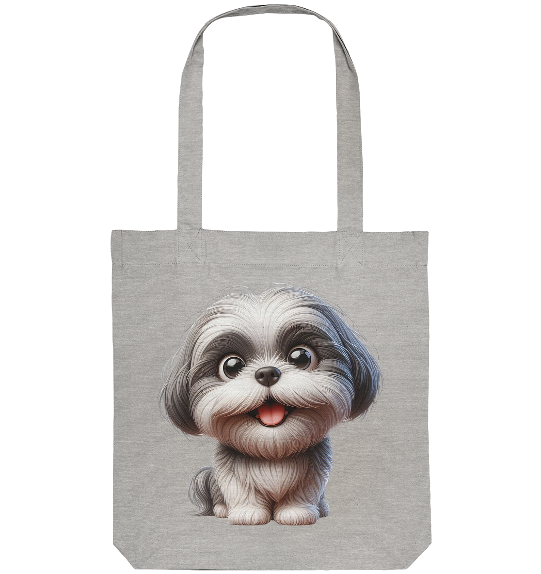 Shih Tzu Cartoon Dog - personalisierbar - Organic Tote-Bag