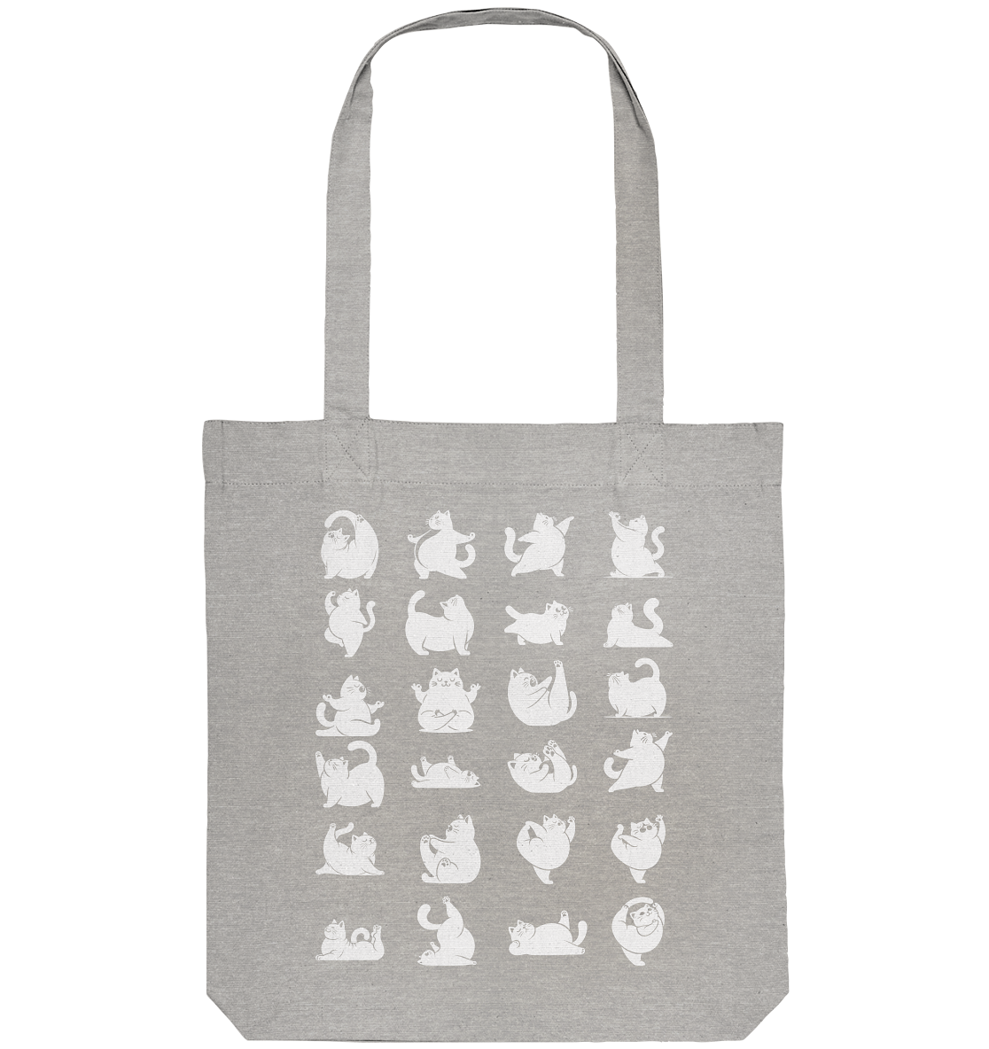 Katzen Yoga / Cat Yoga Fun - personalisierbar - Organic Tote-Bag