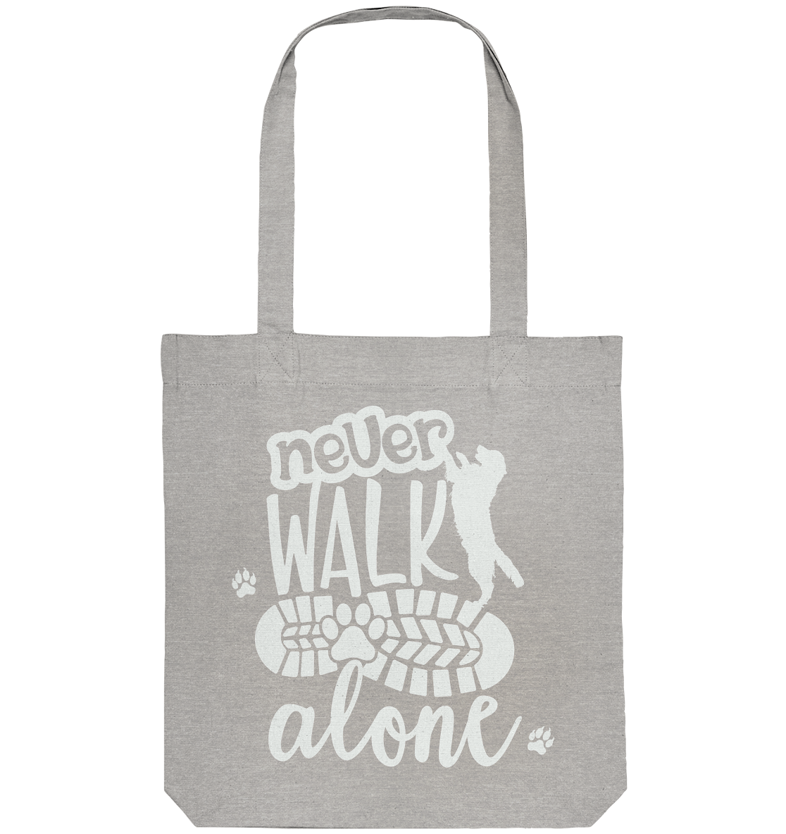 Hundefreunde You never walk alone - personalisierbar - Organic Tote-Bag