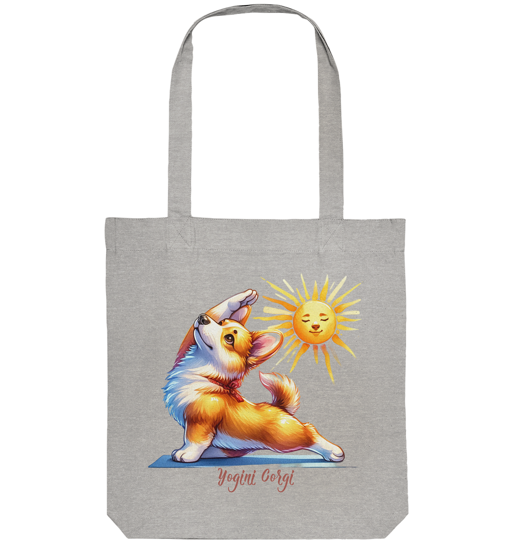 Yoga Corgi Hund yogini Gorgi - personalisierbar - Organic Tote-Bag