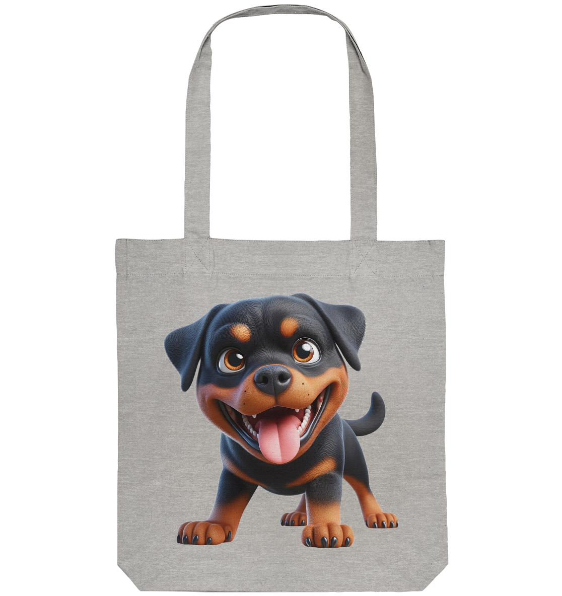 Rottweiler Cartoon Hund - personalisierbar - Organic Tote-Bag