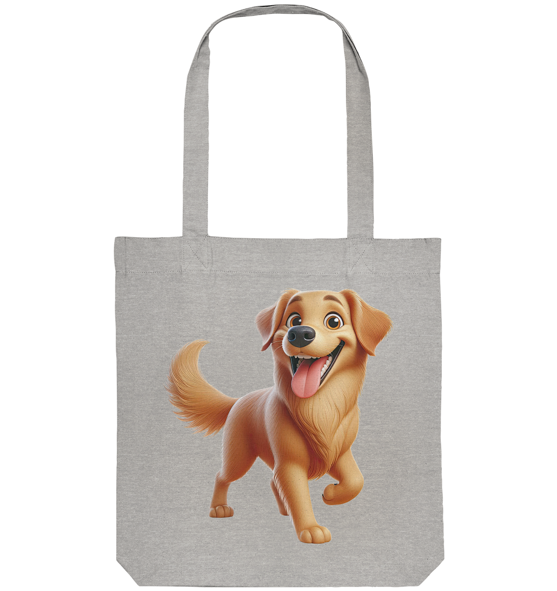 Golden Retriever Comic - personalisierbar - Organic Tote-Bag