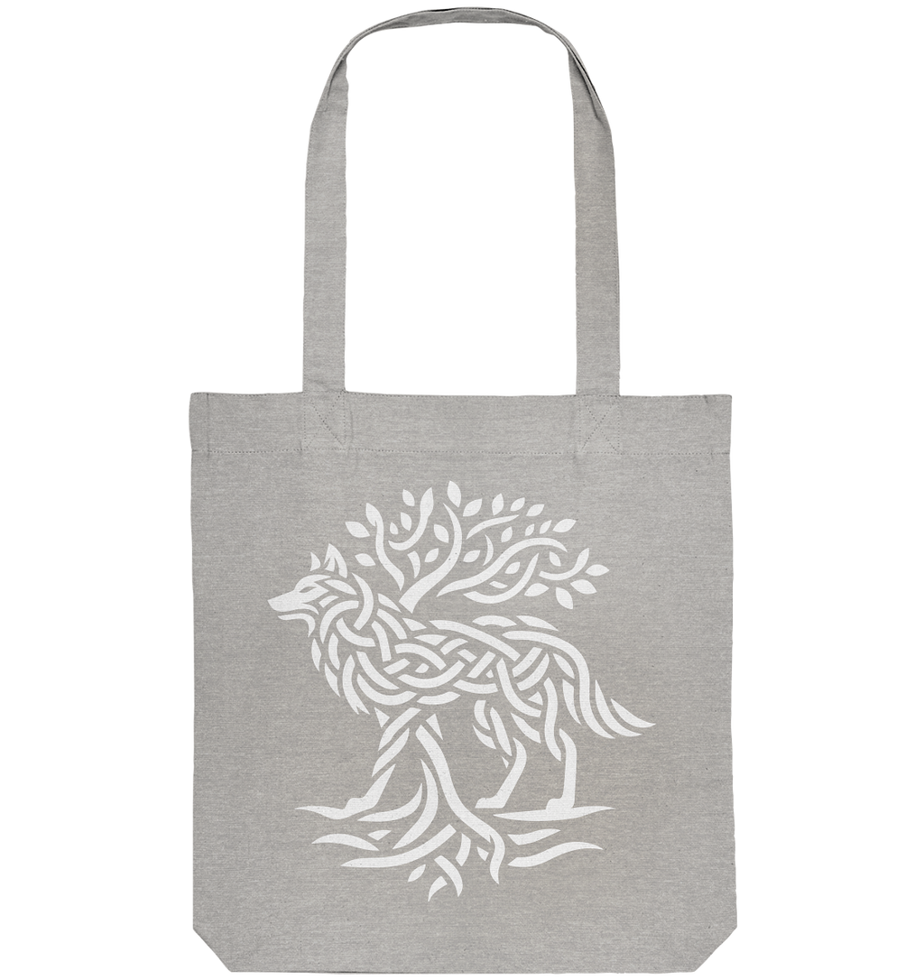 Keltischer Lebensbaum Wolf - Organic Tote-Bag