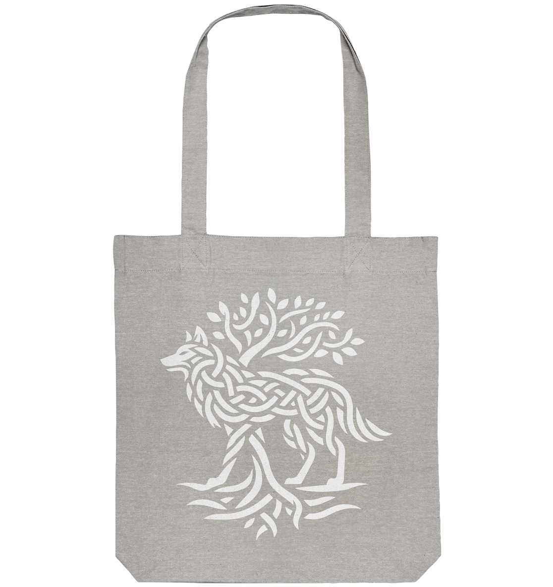 Keltischer Lebensbaum Wolf - Organic Tote-Bag