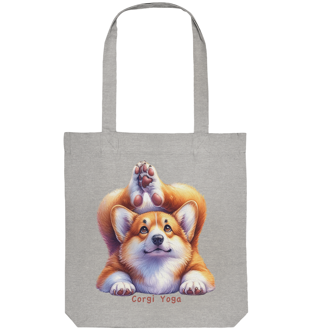 Corgi Yoga - Organic Tote-Bag