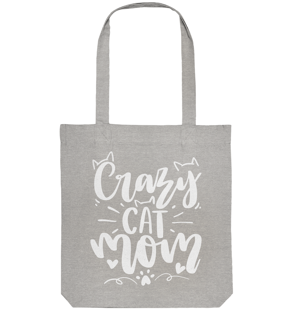 Crazy cat Mom - Organic Tote-Bag