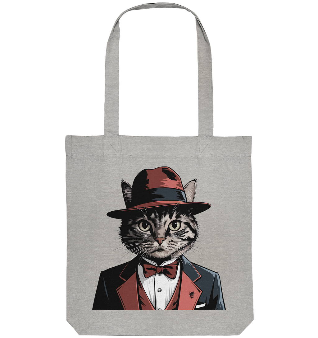 Godfather Catmother Katze Mafia - personalisierbar  - Organic Tote-Bag